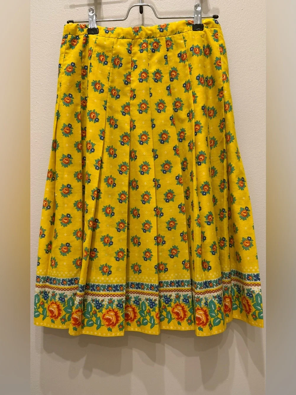 Vintage Oscar de la Renta II | 2-Pc Set | Floral Blouse Skirt | 14